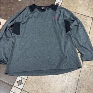 Spyder Gray and Black Long Sleeve Shirt